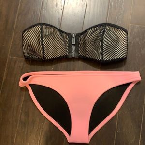 Triangl swim bikini with strapless top